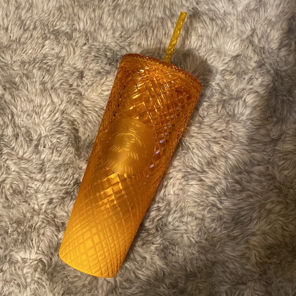 Starbucks Summer 2022 Mango/Orange Jeweled Tumbler - Picture 2 of 3